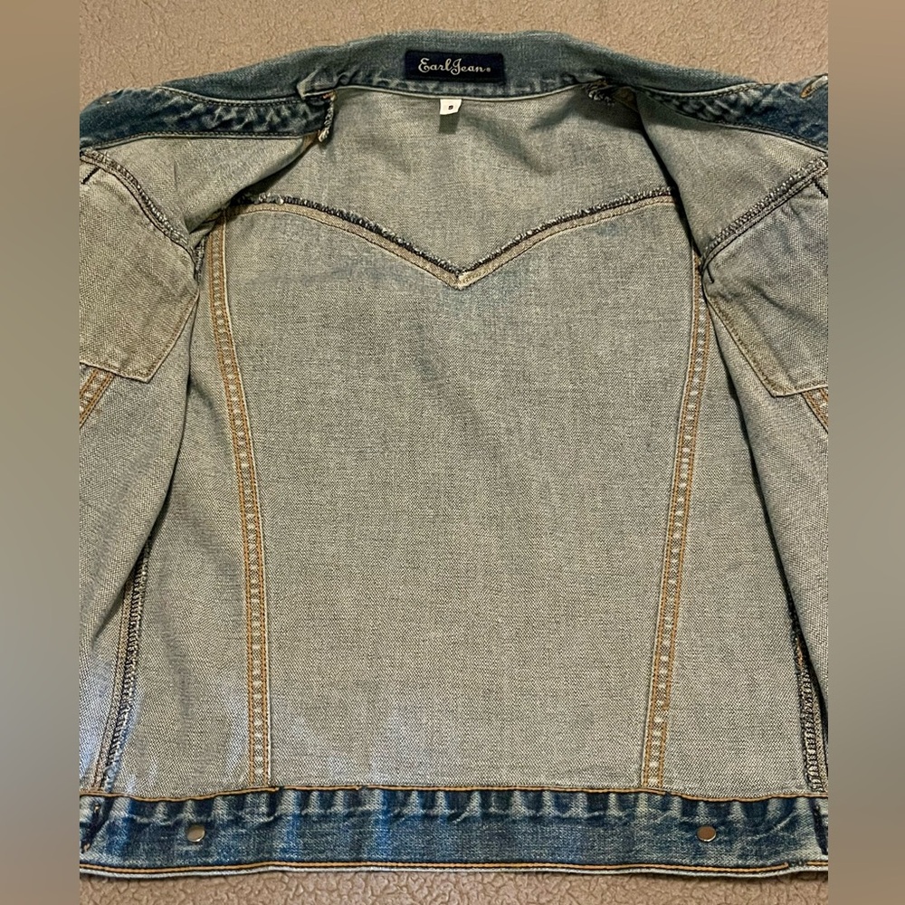 ✨Vintage ASO Lorelai Gilmore Earl Jean Denim Jacket ✨ - Picture 12 of 12